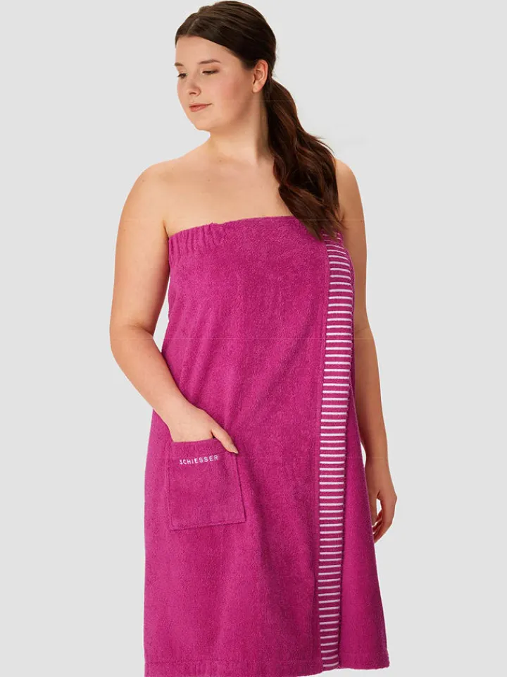 Schiesser Badtextilien|Badtextilien<Saunakilt "Rom" in Pink