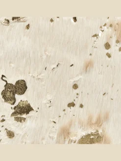 Beliani Lammfelle & Co<Schaffell BOGONG in Beige/Gold - (W) 150 x (H) 1 x (L) 200 cm