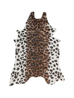 Beliani Lammfelle & Co<Schaffell BOGONG in Braun/Schwarz/Weiß - (W) 130 x (H) 1 x (L) 170 cm