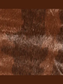 Beliani Lammfelle & Co<Schaffell BOGONG in Braun/Weiß - (W) 130 x (H) 1 x (L) 170 cm