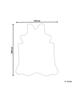 Beliani Lammfelle & Co<Schaffell KNOLL in Braun/Beige - (W) 150 x (L) 200 cm