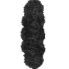 Beliani Lammfelle & Co<Schaffell MAMUNGARI in Schwarz - (W) 60 x (H) 6 x (L) 180 cm