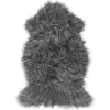 Beliani Lammfelle & Co<Schaffell MUNGO in Grau - (W) 63 x (H) 3 x (L) 95 cm