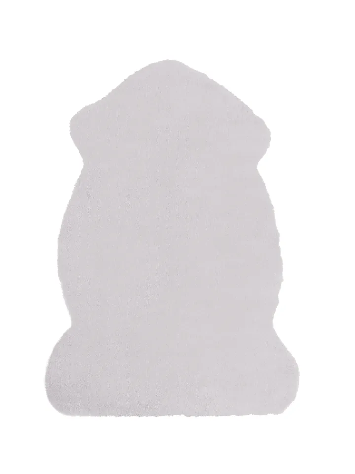 Beliani Lammfelle & Co<Schaffell UNDARA in Grau - (W) 60 x (H) 1 x (L) 90 cm