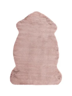 Beliani Lammfelle & Co<Schaffell UNDARA in Rosa - (W) 60 x (H) 1 x (L) 90 cm