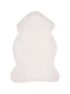 Beliani Lammfelle & Co<Schaffell UNDARA in Weiß - (W) 60 x (H) 1 x (L) 90 cm