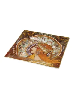 Goebel Dekoschalen<Schale " Alphonse Mucha Sternzeichen " in Bunt