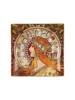Goebel Dekoschalen<Schale " Alphonse Mucha Sternzeichen " in Bunt