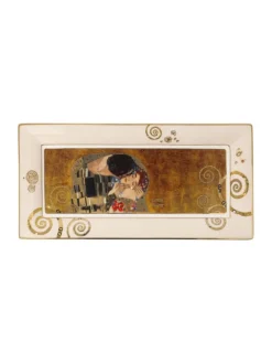 Goebel Dekoschalen<Schale " Gustav Klimt - Der Kuss " in Der Kuss