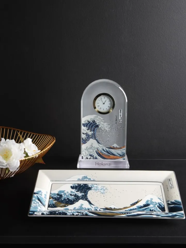 Goebel Dekoschalen<Schale " Katsushika Hokusai - Die große Welle " in Die Welle
