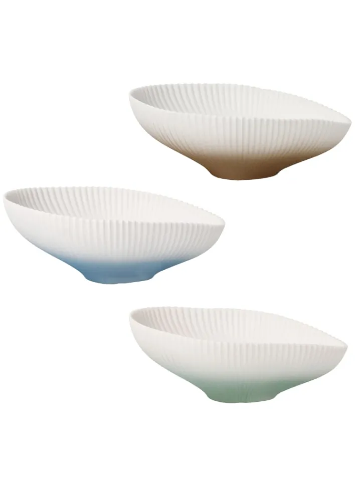 Goebel Dekoschalen<Schale " Set Raindrop " in Bunt