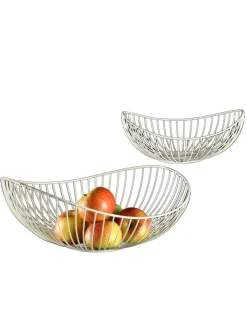 Ambiente Haus Dekoschalen<Schale antikweiss - paar 38cm in antikweiss