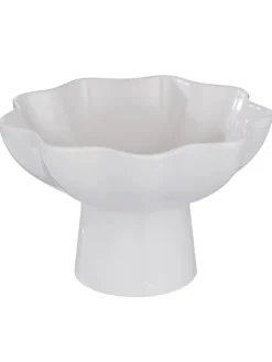 Butlers Dekoschalen<Schale LOUISE mit Fuß in Creme