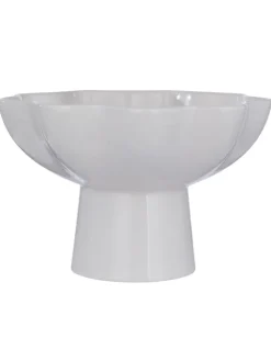 Butlers Dekoschalen<Schale LOUISE mit Fuß in Creme