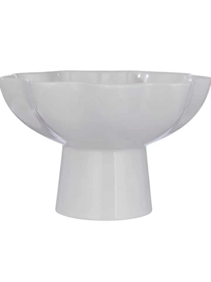 Butlers Dekoschalen<Schale LOUISE mit Fuß in Creme