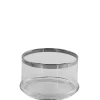 Fink Dekoschalen<Schale Platinum klar - (H) 12 cm