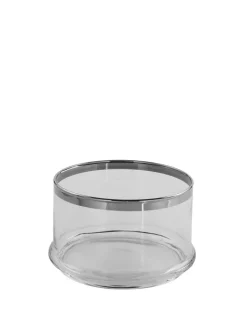 Fink Dekoschalen<Schale Platinum klar - (H) 12 cm