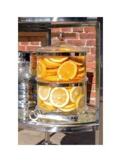 Fink Dekoschalen<Schale Platinum klar - (H) 12 cm