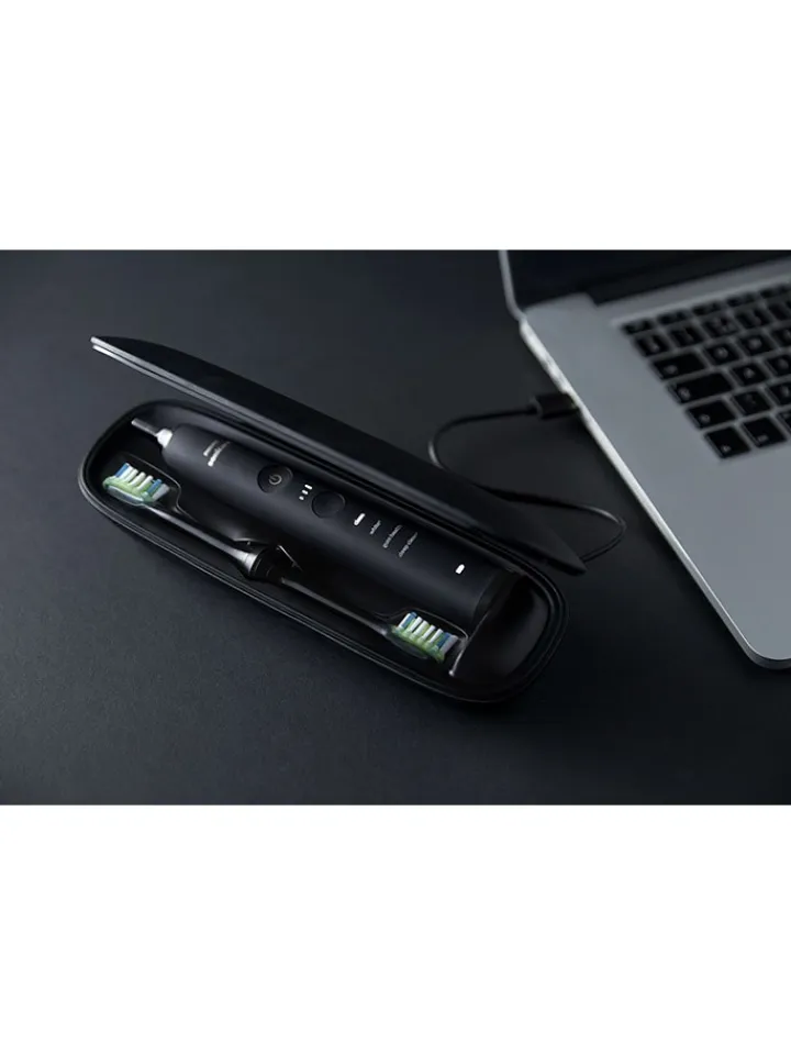 PHILIPS sonicare Zahn & Mundpflege<Schallzahnbürste "DiamondClean 9000" in Schwarz