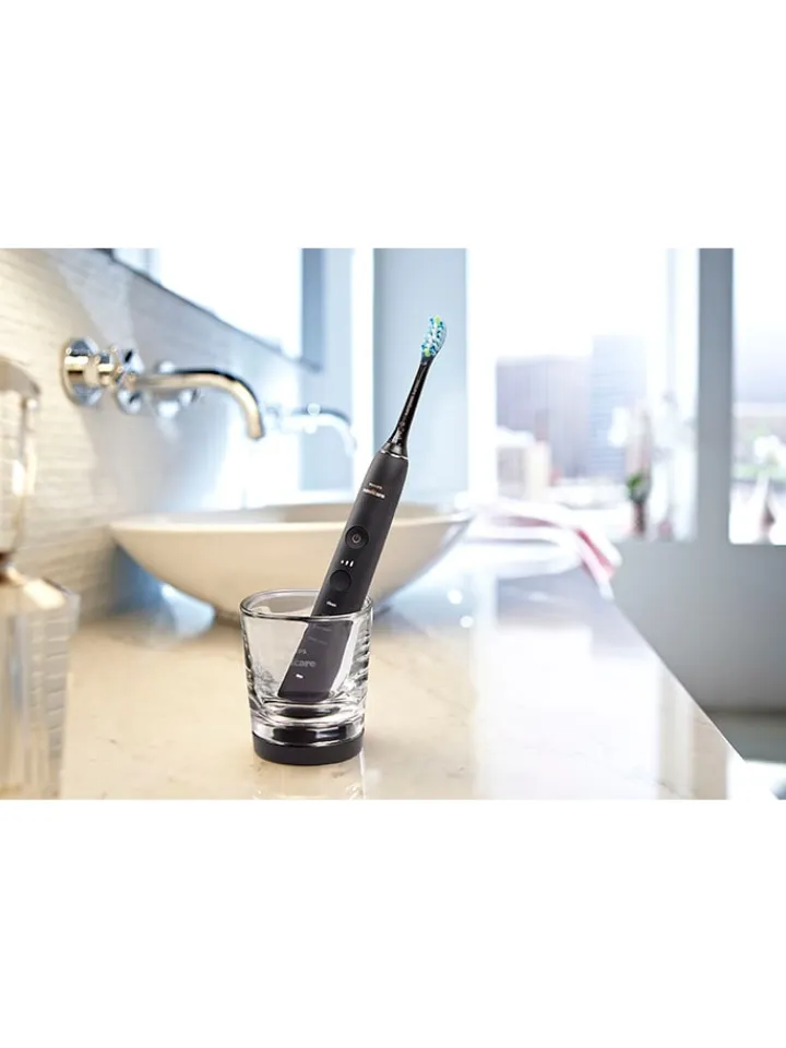 PHILIPS sonicare Zahn & Mundpflege<Schallzahnbürste "DiamondClean 9000" in Schwarz