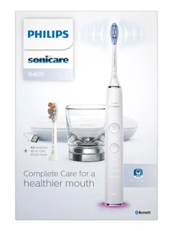 PHILIPS sonicare Zahn & Mundpflege<Schallzahnbürste "DiamondClean Smart 9400" in Weiß