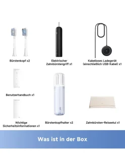 Mova Zahn & Mundpflege<Schallzahnbürste ''Fresh Pro'' in Schwarz