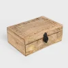 Homla Schmuckkästen<Schatulle "Sombre" in Braun - (B)26 x (H)10 x (T)18 cm
