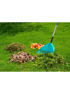 Gardena Grillen|Küchenelektronik<Schaufel-Rechen "Combisystem" in Blau