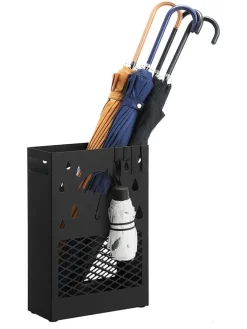 Songmics Aufbewahren & Servieren<Schirmständer in Schwatz - (B)28 x (H)41 x (T)12 cm