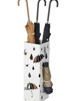 Songmics Aufbewahren & Servieren<Schirmständer in Weiß - (B)15,5 x (H)49 x (T)15,5 cm