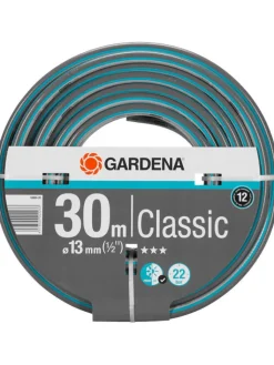 Gardena Gartendekoration<Schlauch "Classic" in Grau/ Türkis - 3 mm (1/2"), 30 m