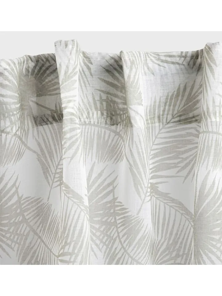 Homla Gardinen, Jalousien & Rollos<Schlaufengardine "Pella" in Beige/ Grau - (L)250 x (B)140 cm