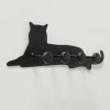 Boltze Wohndekoration<Schlüsselbrett "Kiri" in Schwarz - (L)25 cm