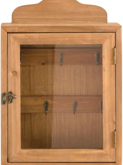 heine home Aufbewahren & Servieren<Schlüsselkasten in Hellbraun - (B)28 x (H)40 x (T)9,5 cm