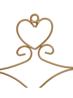 relaxdays Schmuckkästen<Schmuckhalter in Gold - (B)36,5x (H)30 x (T)3,5 cm