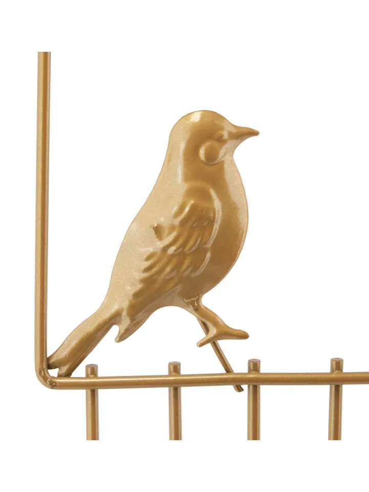 relaxdays Schmuckkästen<Schmuckhalter in Gold - (B)25,5x (H)44,5 x (T)4,5 cm