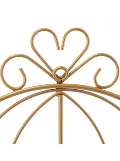 relaxdays Schmuckkästen<Schmuckhalter in Gold - (B)25,5x (H)44,5 x (T)4,5 cm