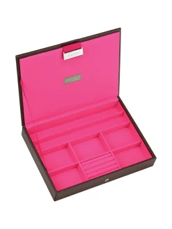 Stackers Schmuckkästen<Schmuckkasten in Braun - (B)25 x (H)18 x (T)4,2 cm