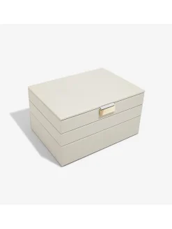 Stackers Schmuckkästen<Schmuckkasten in Creme - (B)25 x (H)18 x (T)13,7 cm