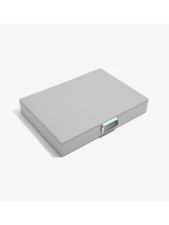 Stackers Schmuckkästen<Schmuckkasten in Grau - (B)25 x (H)18 x (T)4,2 cm