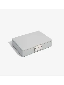 Stackers Schmuckkästen<Schmuckkasten in Grau - (B)18 x (H)12,5 x (T)4,5 cm
