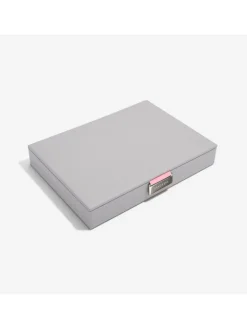 Stackers Schmuckkästen<Schmuckkasten in Grau - (B)25 x (H)18 x (T)4,2 cm