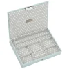 Stackers Schmuckkästen<Schmuckkasten in Hellblau - (B)25 x (H)18 x (T)4,2 cm