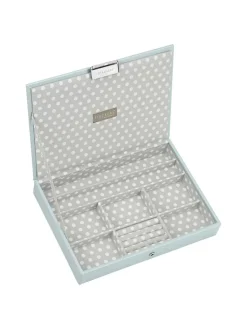 Stackers Schmuckkästen<Schmuckkasten in Hellblau - (B)25 x (H)18 x (T)4,2 cm