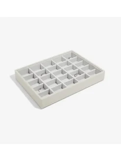 Stackers Schmuckkästen<Schmuckkiste in Creme - (B)25 x (H)18 x (T)3,7 cm