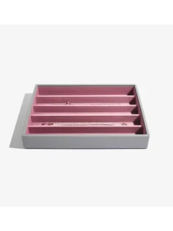 Stackers Schmuckkästen<Schmuckkiste in Grau - (B)25 x (H)18 x (T)3,7 cm