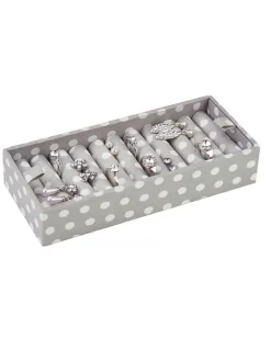 Stackers Schmuckkästen<Schmuckkiste in Grau - (B)16 x (H)7 x (T)3 cm