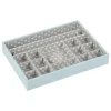 Stackers Schmuckkästen<Schmuckkiste in Hellblau - (B)25 x (H)18 x (T)3,7 cm