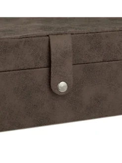 relaxdays Schmuckkästen<Schmuckkästchen in Braun - (B)29 x (H)10 x (T)20 cm