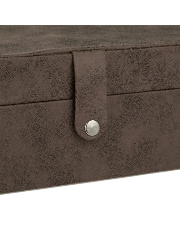 relaxdays Schmuckkästen<Schmuckkästchen in Braun - (B)29 x (H)10 x (T)20 cm